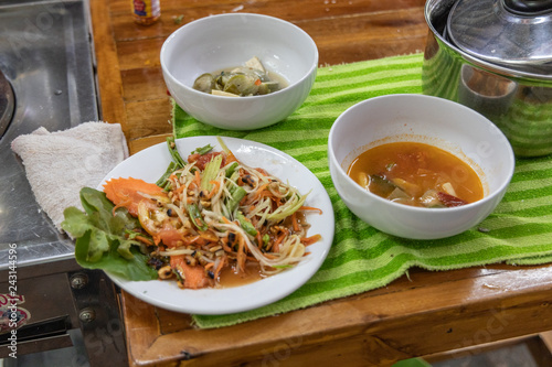 Thai organic cooking
