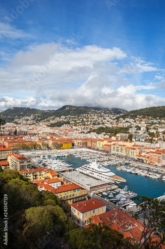 Port of Nice From Above in France