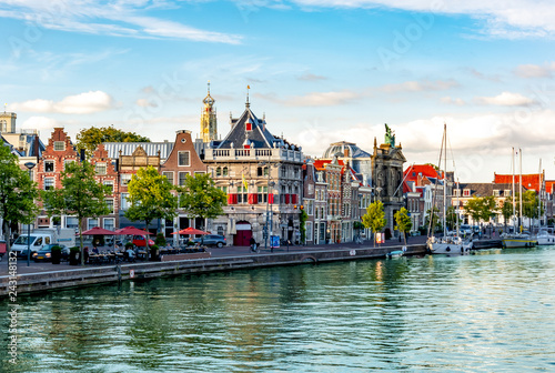 Haarlem canals and architecture, Netherlands photo