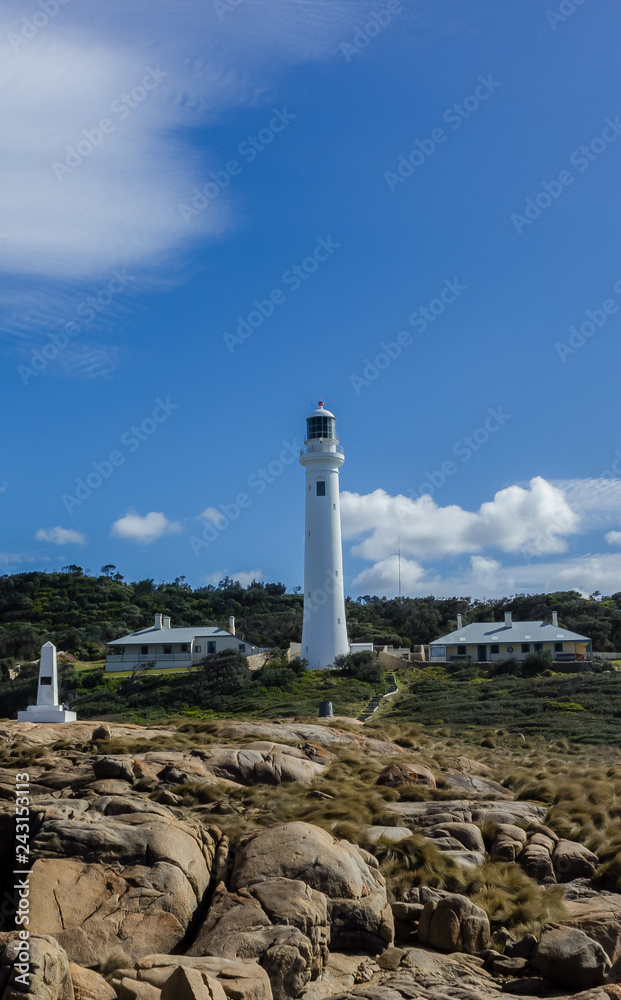 Lighthouse in New South Wales with Rocks, Australia
