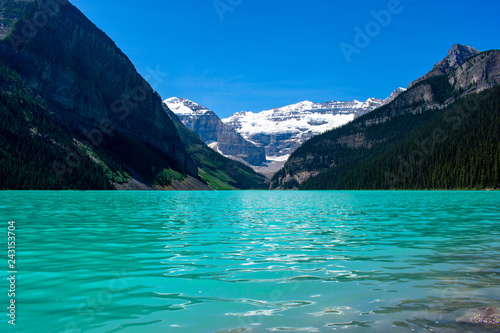 View of Lake Louise in Banff National Park, Alberta, Canada 
