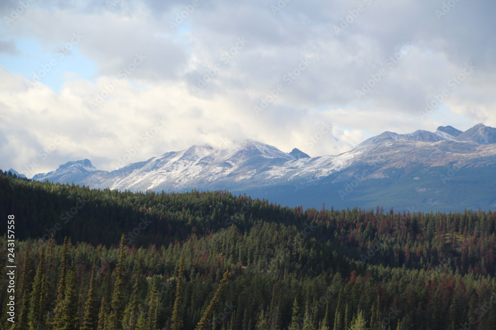 Clouds Over The Ridge, Jasper National Park, Alberta Clouds Over The Ridge, Jasper National Park, Alberta