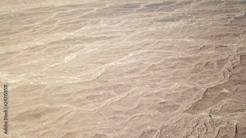 Desert landscape - Aerial image of dry land 