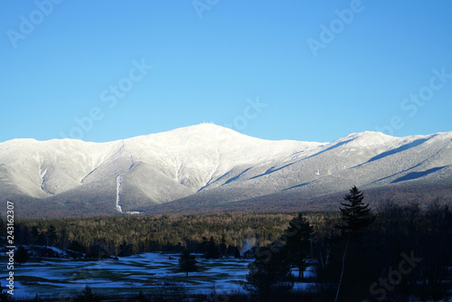 landscape of mount Washington after winter snow © nd700