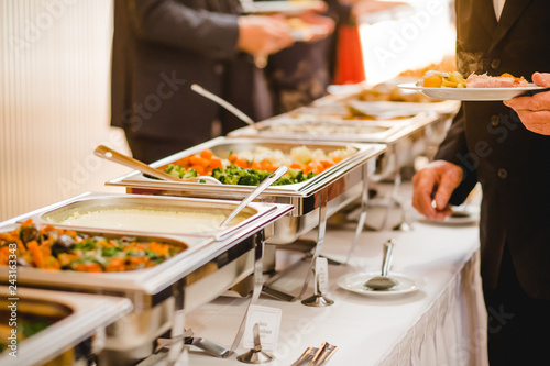 Obraz na płótnie catering wedding buffet for events