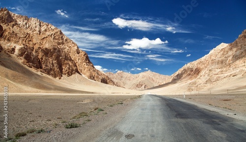 Pamir highway or pamirskij trakt  Pamir mountains