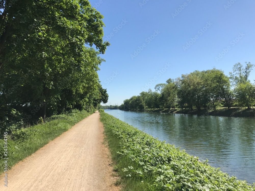 Rhine Herne Canal bike path