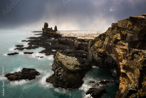 Iceland Londrangar Winter © Miguel