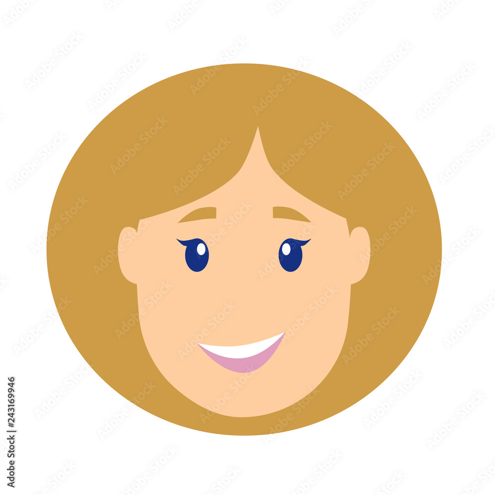 Obraz premium Happy women face