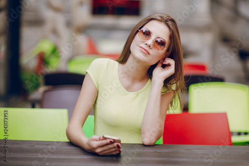 beautiful girl on the street