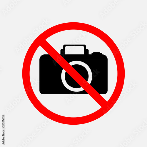 a sign can not be photographed, no photo