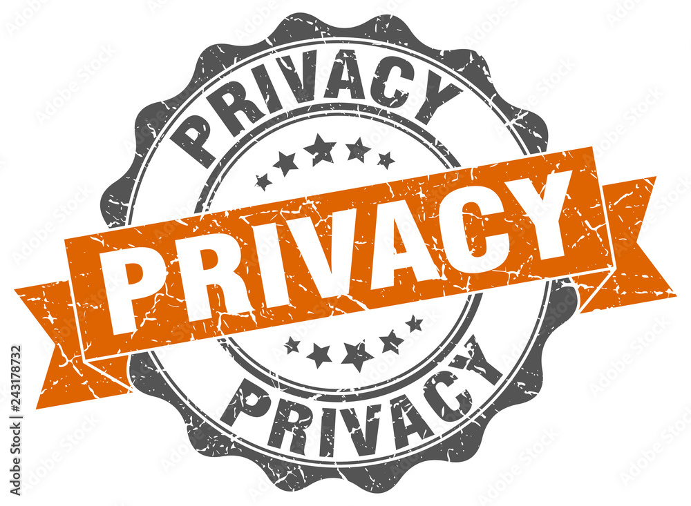 Obraz premium privacy stamp. sign. seal