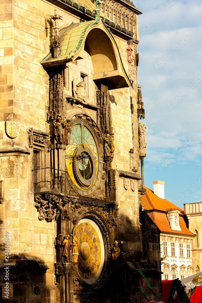 Obraz premium Horloge in Prague
