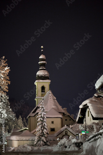 Church St. Sebastian, Ramsau Berchtesgaden Bavaria Germany
