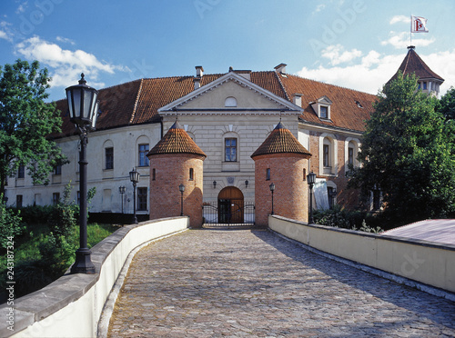 Pultusk, Poland - July, 2004:  Castle of the Plock bishops photo