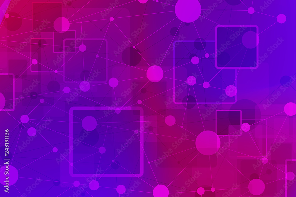 Technology concept. Future cyber technology web services for business and internet project. Geometric abstract background with line and dots. Vector Illustration Technology concept. Future cyber technology web services for business and internet project. Geometric abstract background with line and dots. Vector Illustration