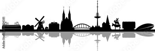 Bremen City Skyline