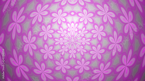 Background with a colorful, diverse cyclic pattern.