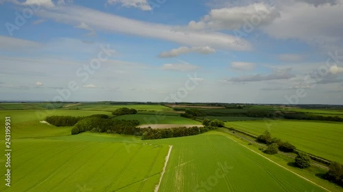 English Countryside Aerial by Drone