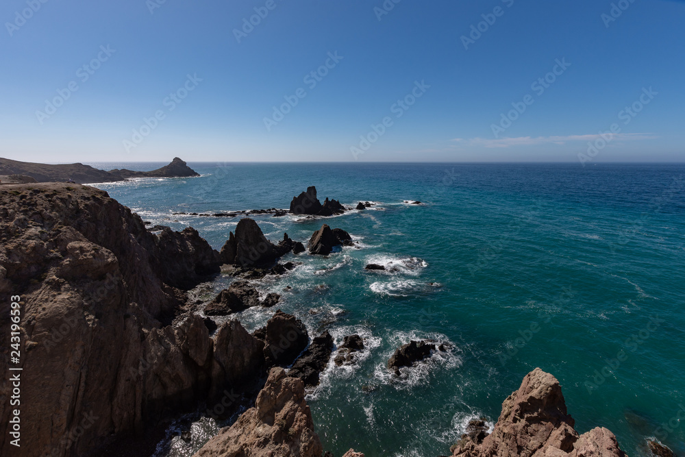 cliff along the coast