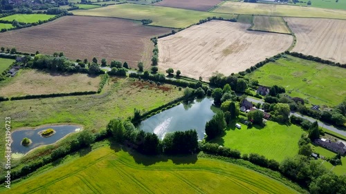 English Countryside Aerial by Drone