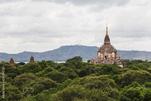 Panoramic view of Thatbyinnyu Temple in Bagan  Myanmar