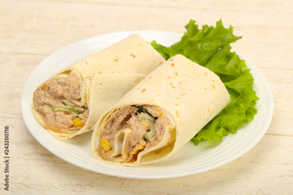 Tuna bread roll Tuna bread roll