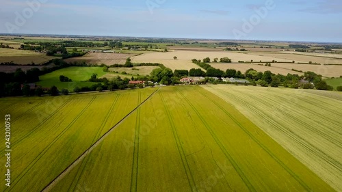 English Countryside Aerial by Drone