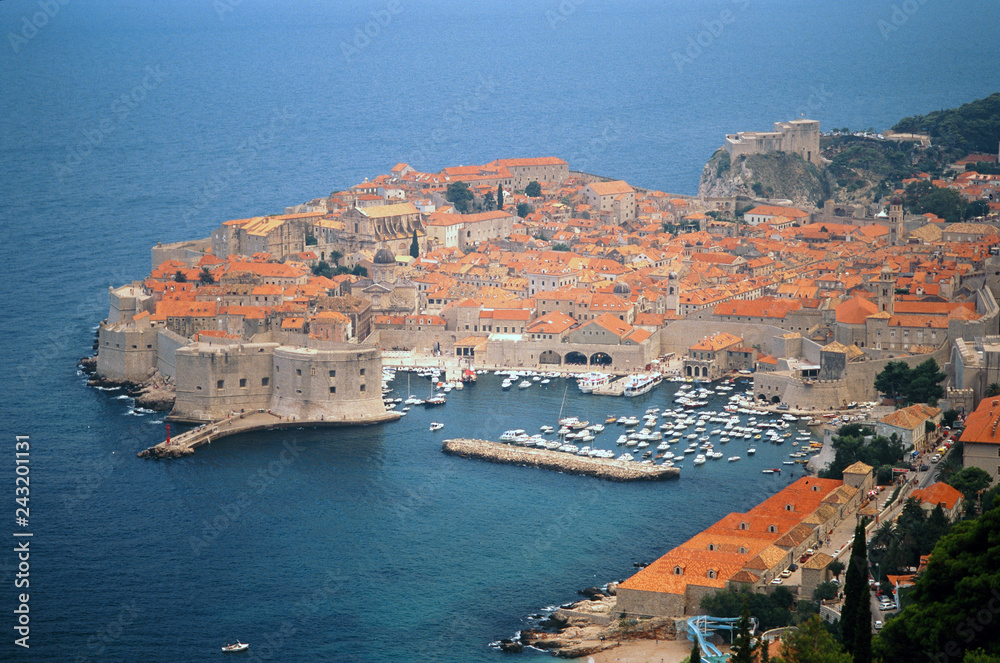 Croatia, Dubrovnik and Adriatic sea
