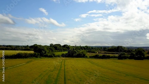 English Countryside Aerial by Drone