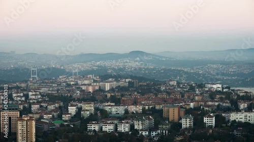 Wallpaper Mural istanbul city life, sunset time lapse Torontodigital.ca