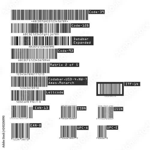 Business barcodes and QR co...