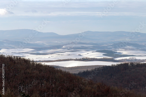 Pilis mountains in Hungary