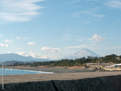 海と富士山 大磯海岸