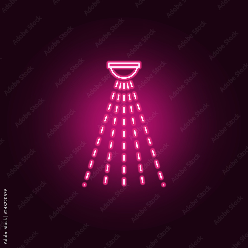 fire sprinkler icon. Elements of Sprinkler in neon style icons. Simple icon for websites, web design, mobile app, info graphics fire sprinkler icon. Elements of Sprinkler in neon style icons. Simple icon for websites, web design, mobile app, info graphics