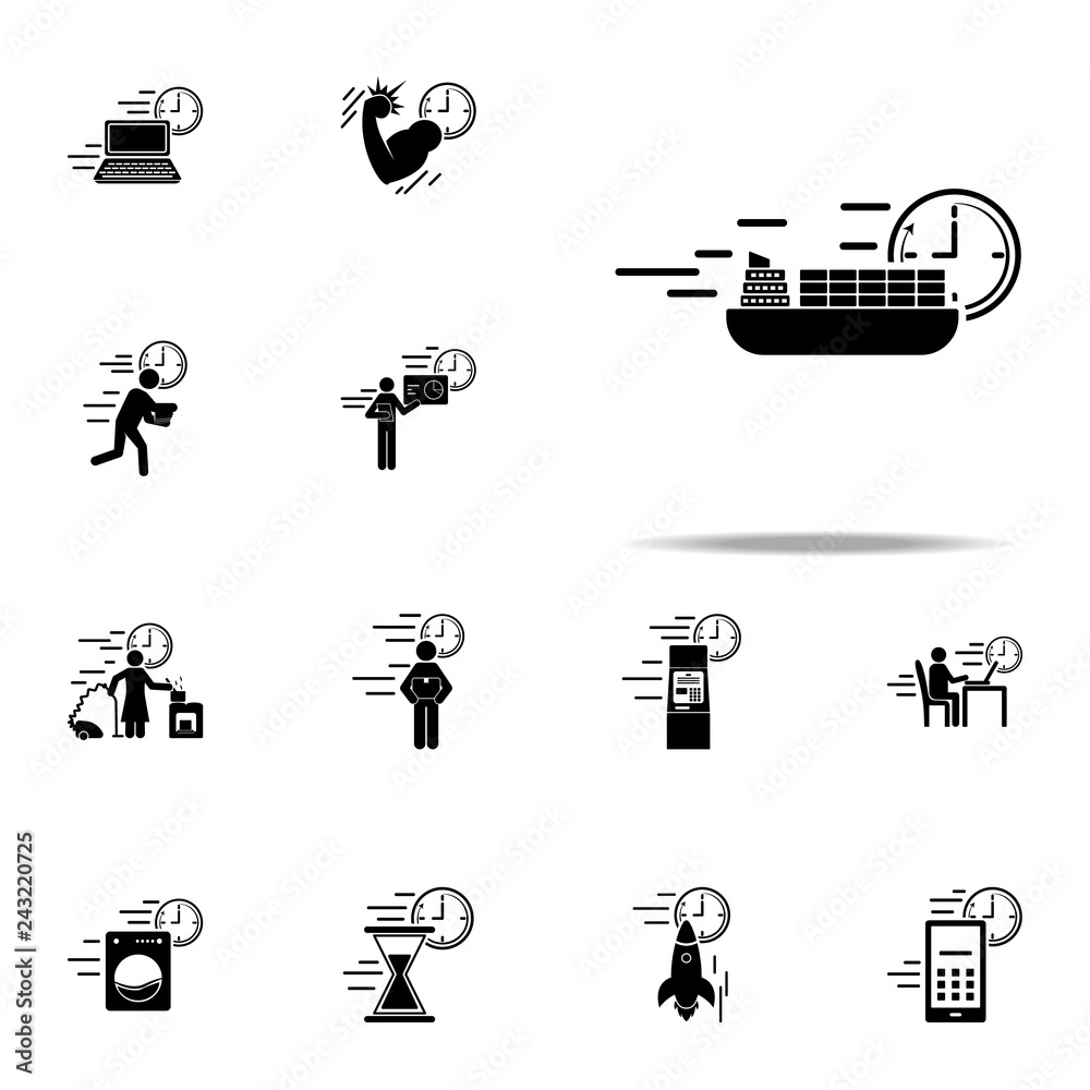 ship transport delivery speed icon. Speed icons universal set for web and mobile ship transport delivery speed icon. Speed icons universal set for web and mobile