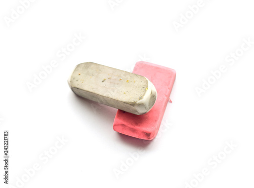 Rubber pencil erasers