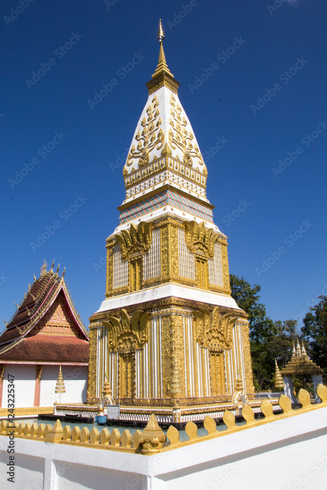 Obraz premium Art of Buddhist in Wat Pra Bat temple
