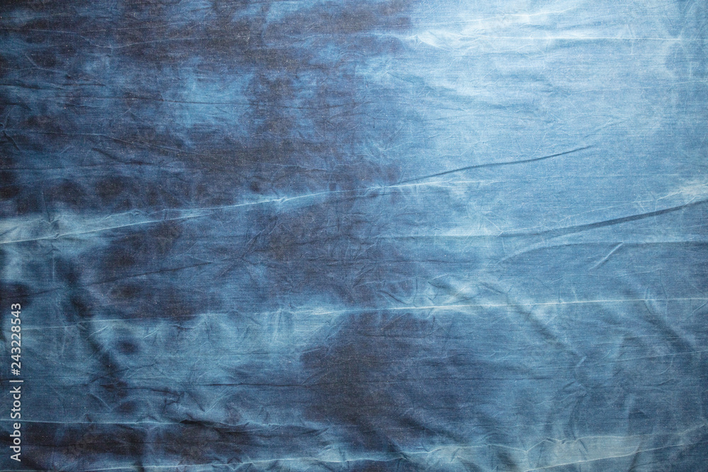 Obraz premium Blue background, denim jeans background. Jeans texture, fabric.