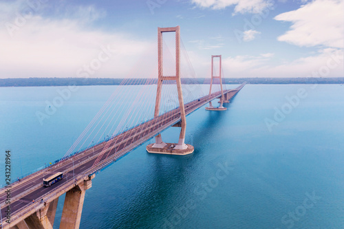 Canvas Print Suramadu bridge located in East Java