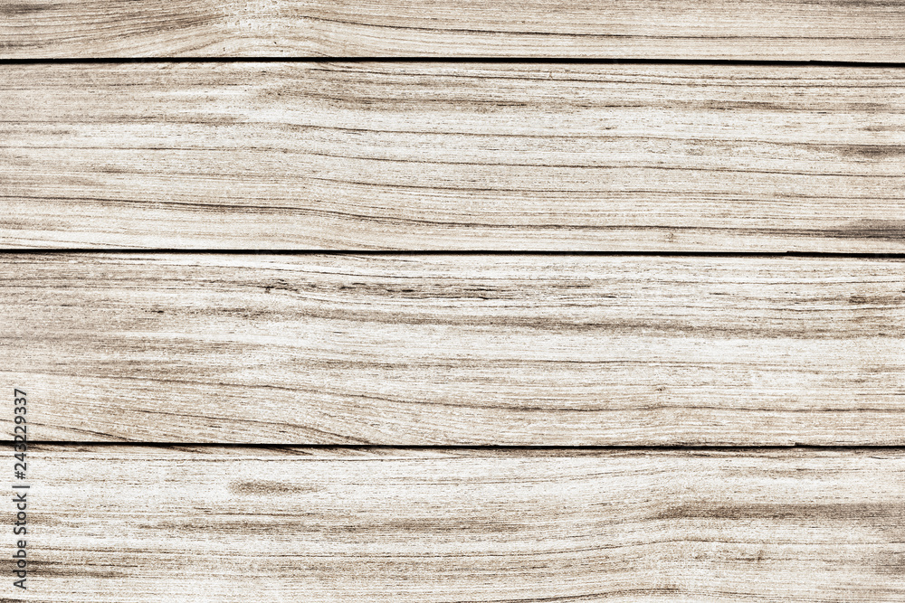 Obraz premium Old white wooden floor planks