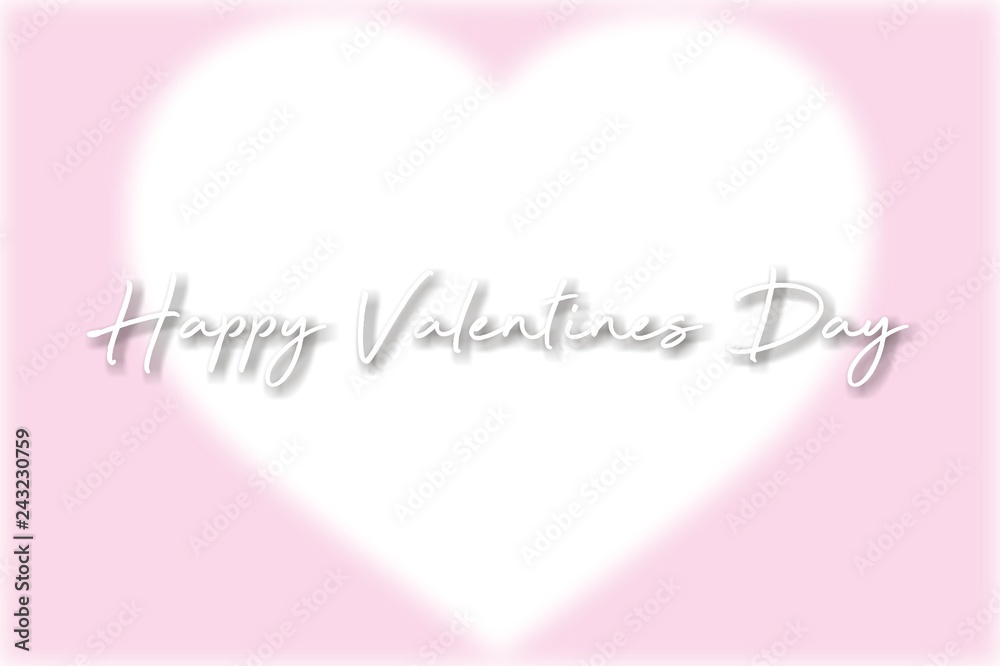 Valentines day card with hearts. Put the text on the heart, suitable for a Valentine's Day card.