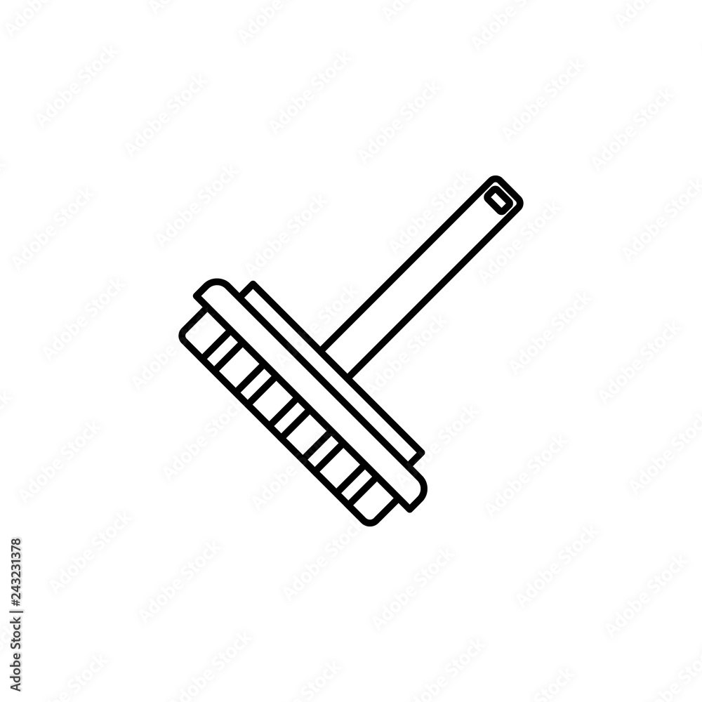 brush, cleaning tool, floor cleaning, mop icon. Element of kitchen utensils icon for mobile concept and web apps. Detailed brush, cleaning tool, floor cleaning, mop icon brush, cleaning tool, floor cleaning, mop icon. Element of kitchen utensils icon for mobile concept and web apps. Detailed brush, cleaning tool, floor cleaning, mop icon