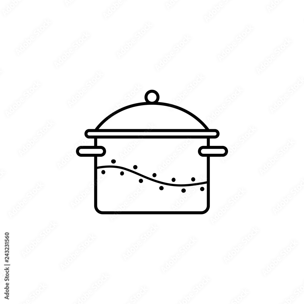 casserole, cooking pot, saucepan icon. Element of kitchen utensils icon for mobile concept and web apps. Detailed casserole, cooking pot, saucepan icon can be used for web casserole, cooking pot, saucepan icon. Element of kitchen utensils icon for mobile concept and web apps. Detailed casserole, cooking pot, saucepan icon can be used for web