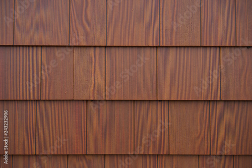 red wood siding