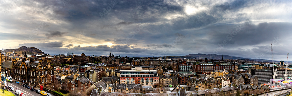 panorama of Edinburgh