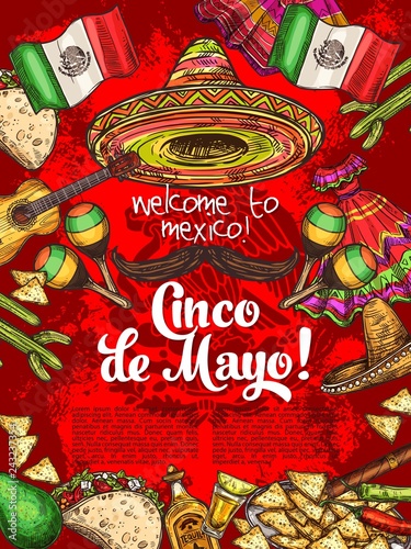 Mexican holiday, Cinco de Mayo day celebration