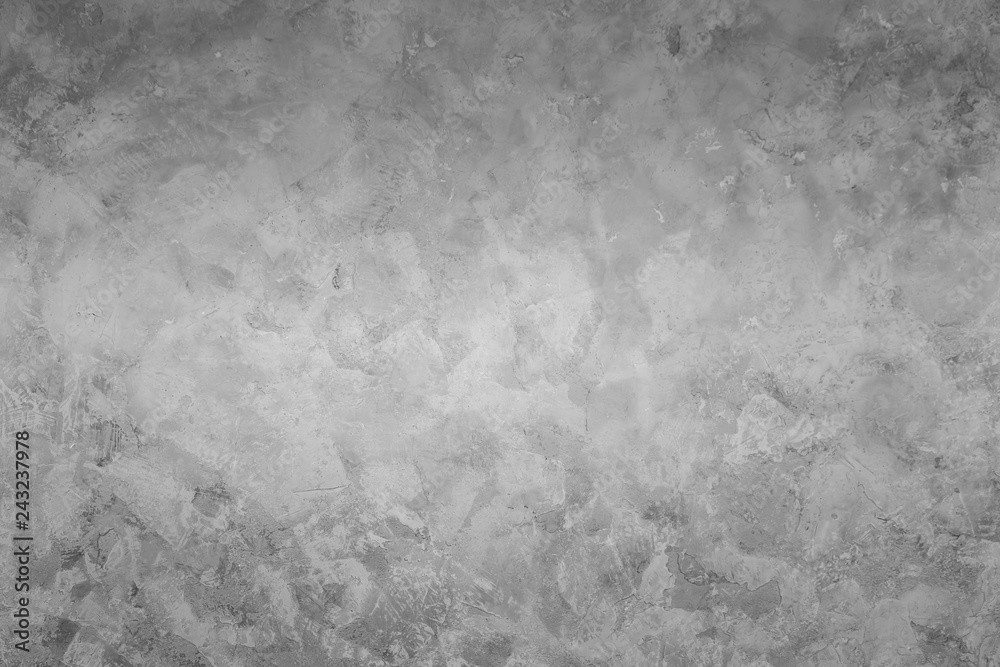 Fototapeta premium Texture of old White and gray concrete wall for background