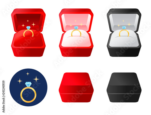 wedding ring box set