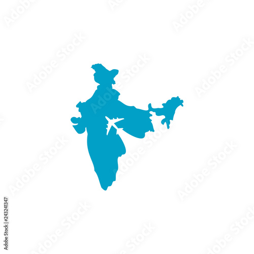 modern  India  Business And Travel Logo Design Inspiration